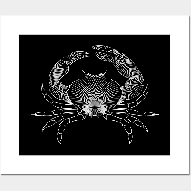 Abstract Crab Wall Art by Worldengine